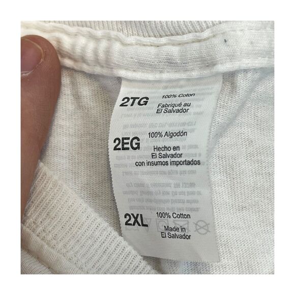 Good Vibes 2XL Skeleton Hand Tee Shirt Delta Pro Weight - Picture 3 of 7